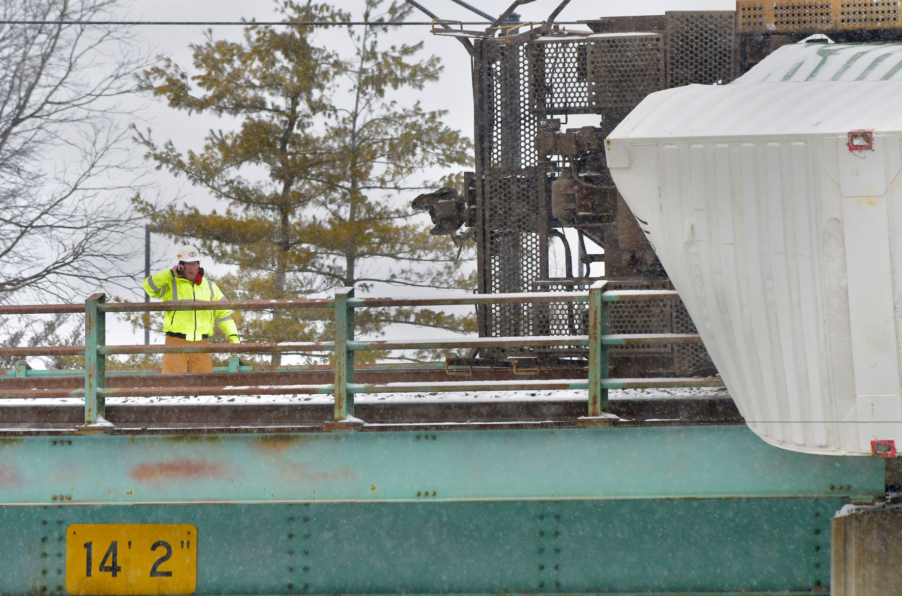 Normal train derailment